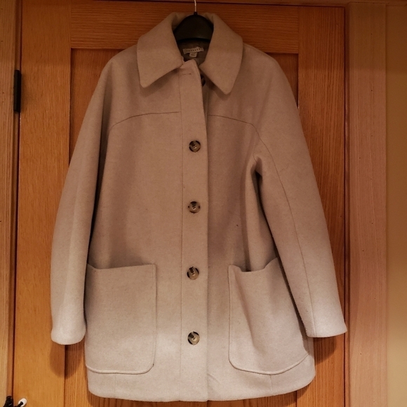 Topshop Jackets & Blazers - Topshop Oatmeal Shacket